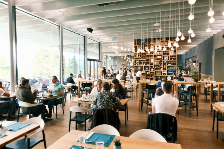 Restaurant du Musee Olympique a Lausanne.